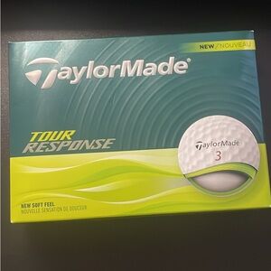 TaylorMade Tour Response Golf Balls in Green and White Box